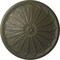 Ekena Millwork Brontes Ceiling Medallion (Fits Canopies up to 3 5/8"), Hnd-Painted Witch Hazel, 25 1/2"OD x 5 1/2"P CM25BRWHF - alternate 1